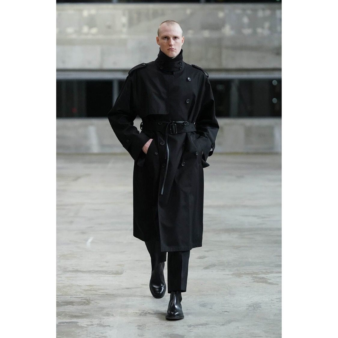 stein 22AW Oversized Trench Coat