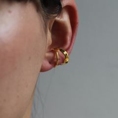 【残りわずか】Ripples Ear Cuff(GOLD)