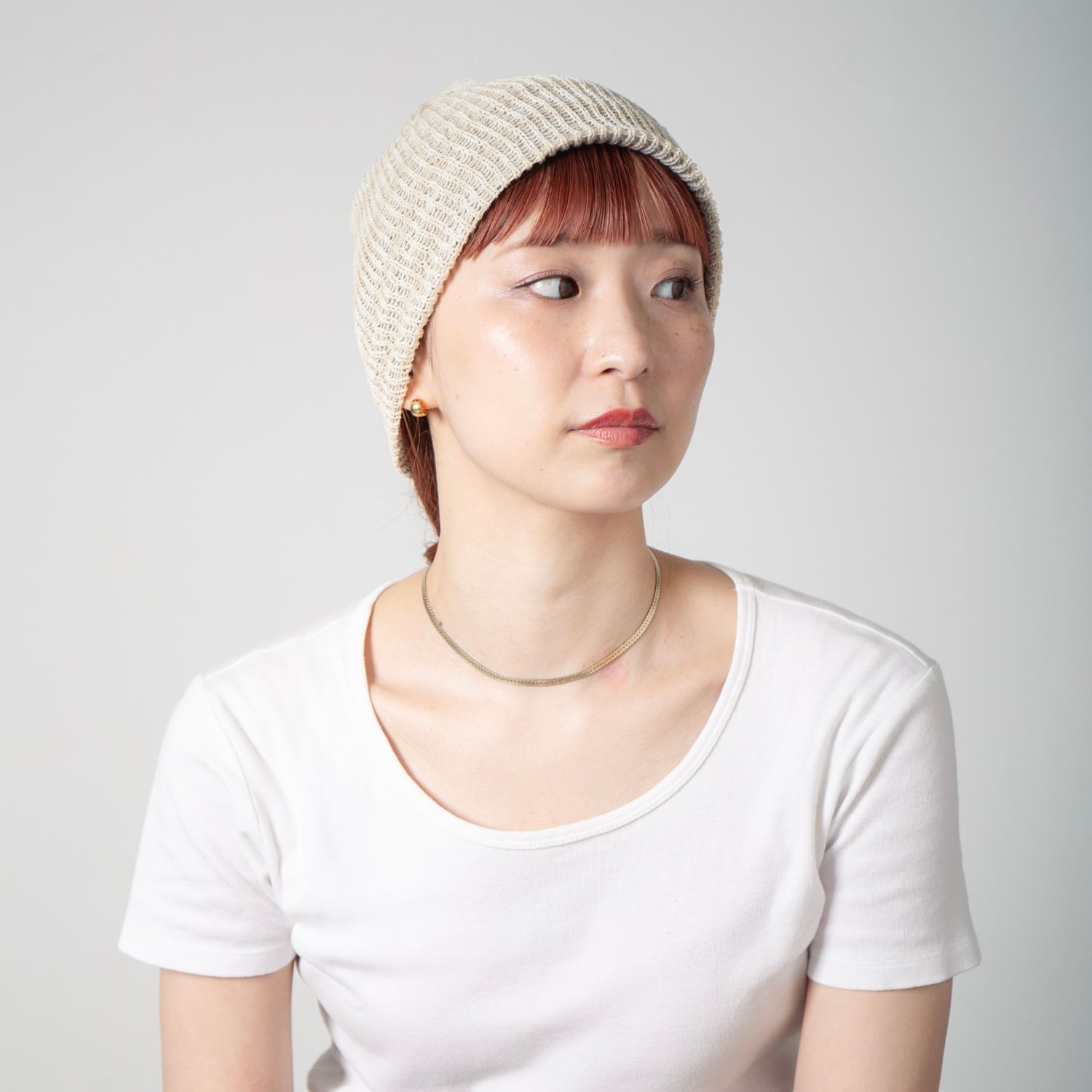 【残り一点】Openwork Border Knit Beanie