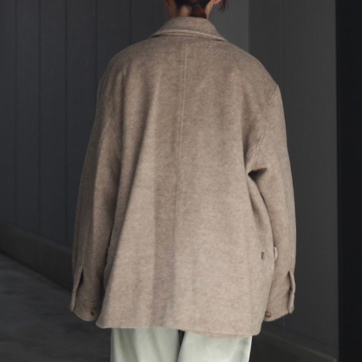 【残り一点】アルパカシャギーマルチポケットブルゾン