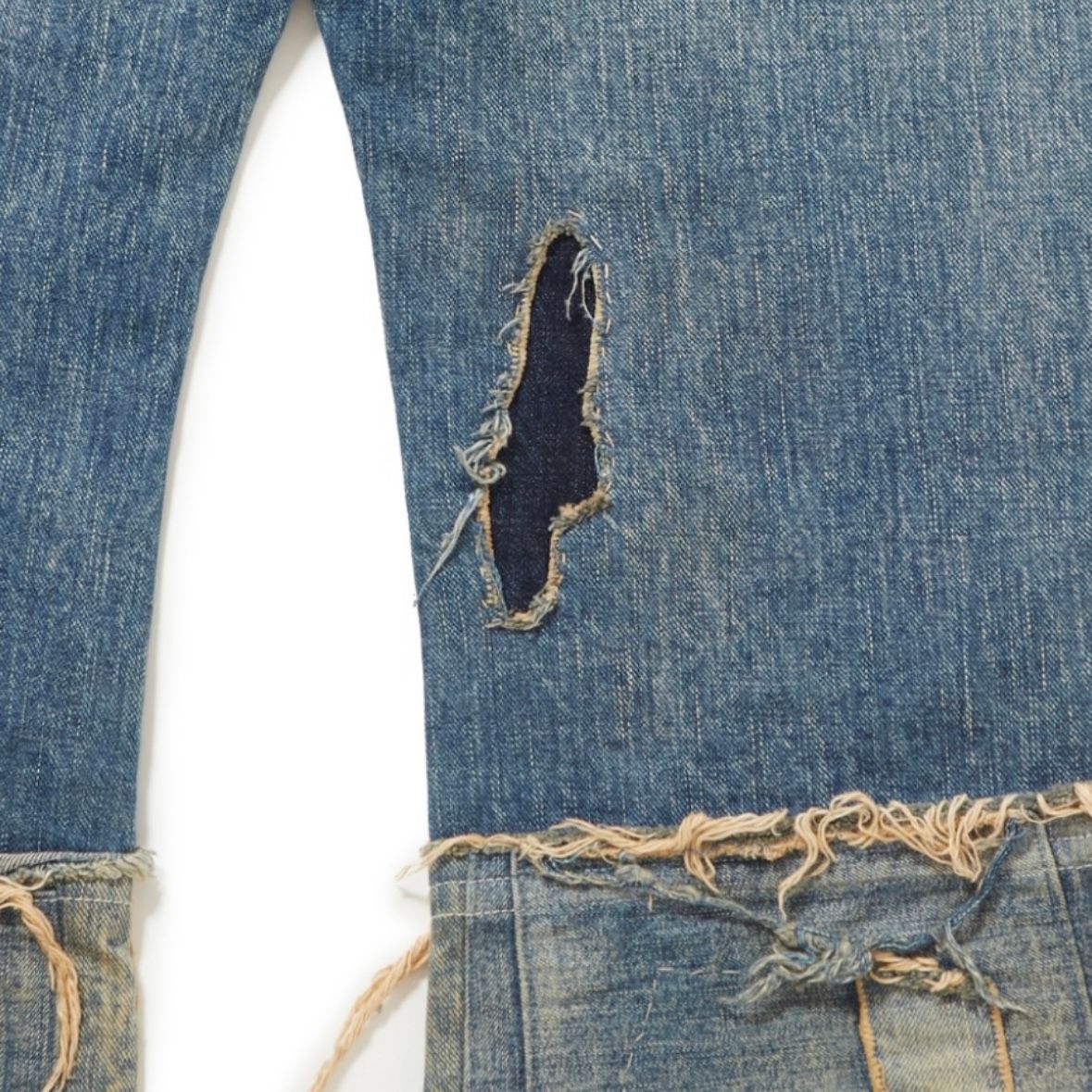 【残り一点】Stratum Denim Pants Flared Cut