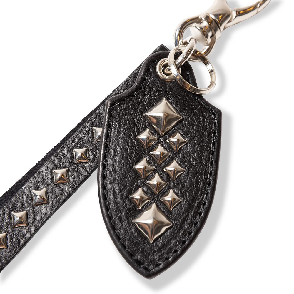 【残りわずか】Studs Leather Short Key Ring