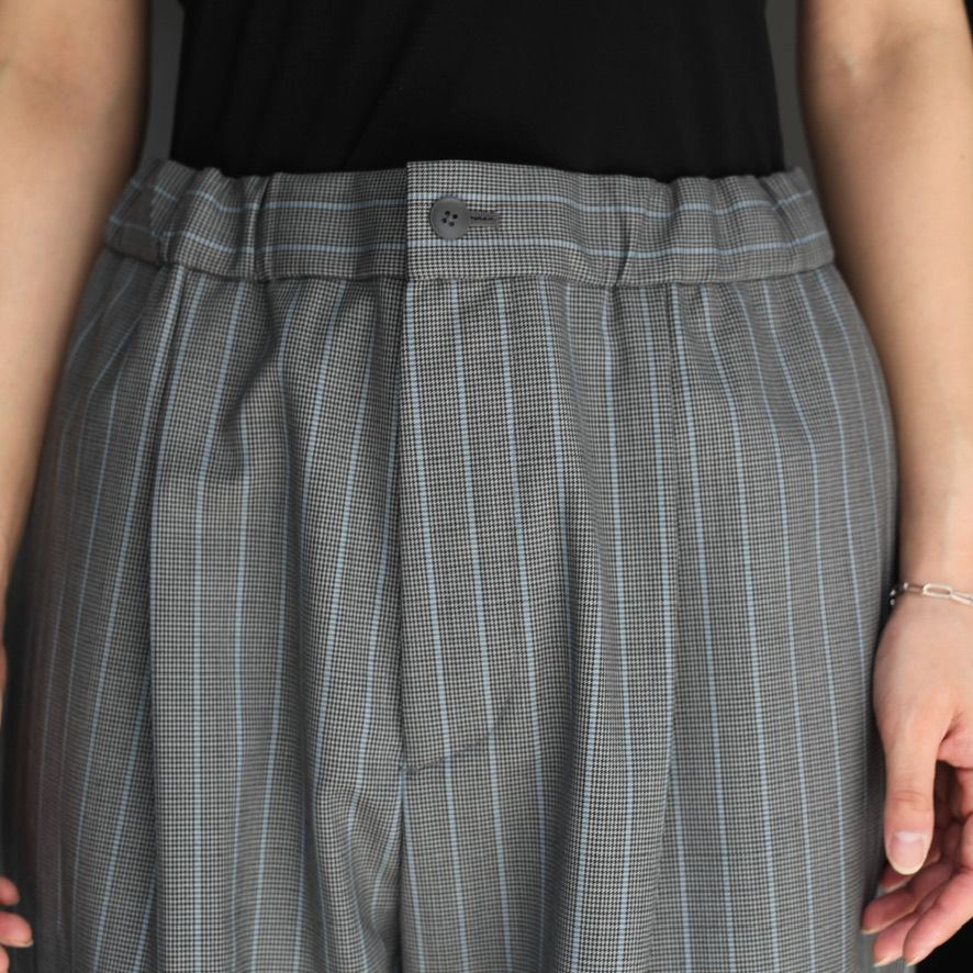ATON - 【残り一点】Wool Tropical Tapered Easy Pants