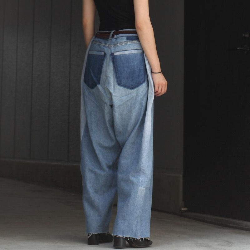 SEEALL - 【残り一点】Reconstructed Super Baggy Slacks Denim_3(L) | ACRMTSM ONLINE  STORE