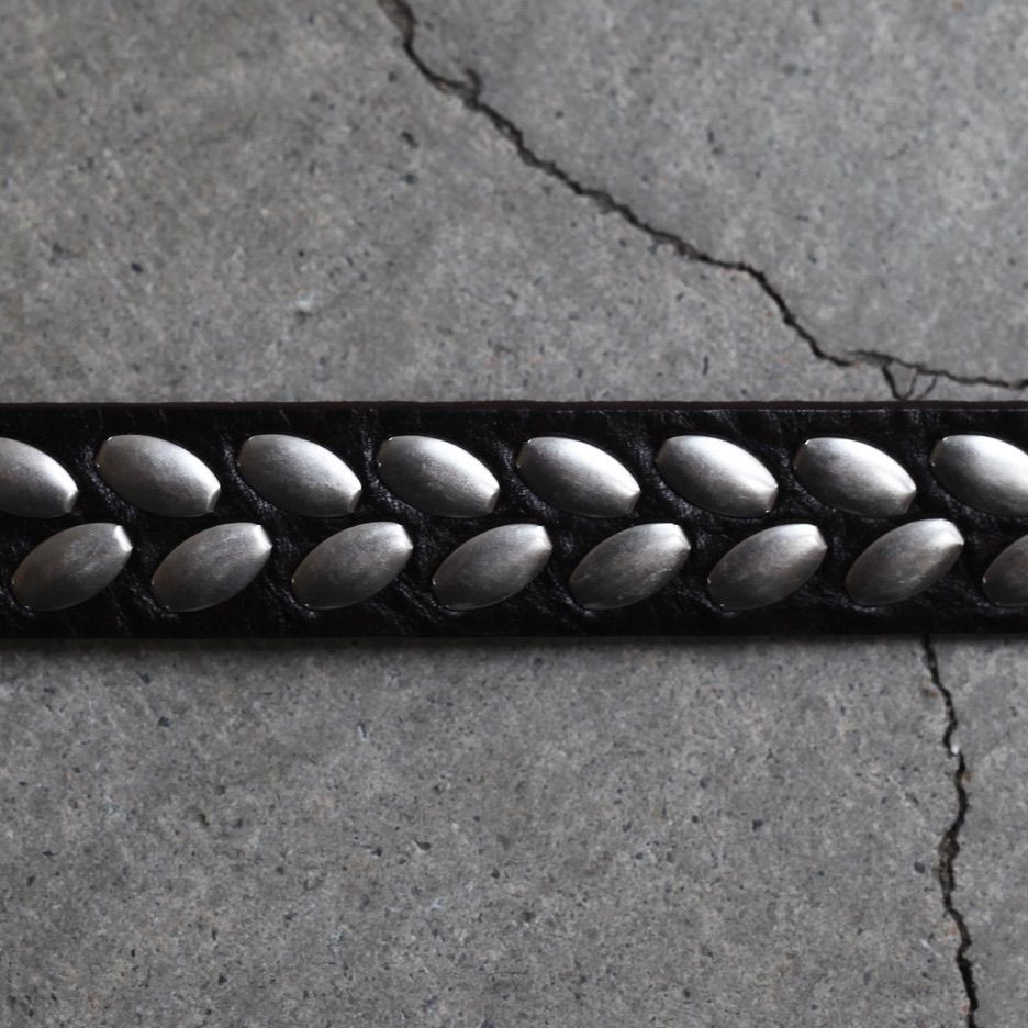 【残り一点】Almond Stud Belt_20mm