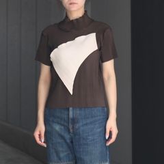 【残り一点】Todo Wave Top Short Sleeve High Neck