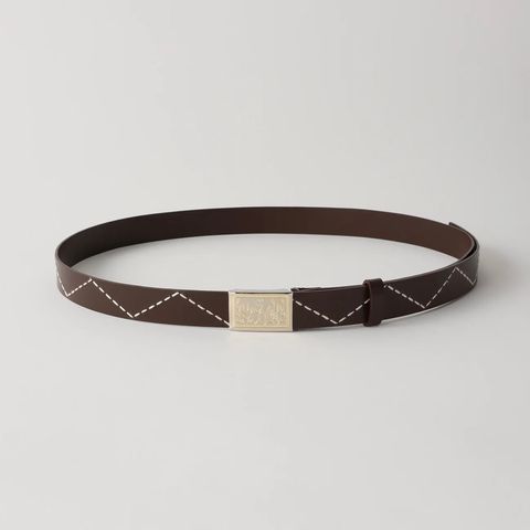 【残りわずか】Picturesque Ojisan Belt With Embroidery