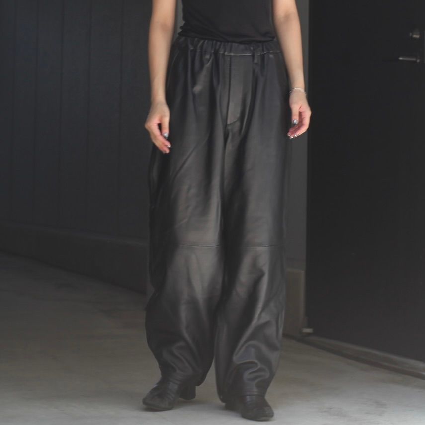 【残り一点】Sheep Leather Easy Trousers