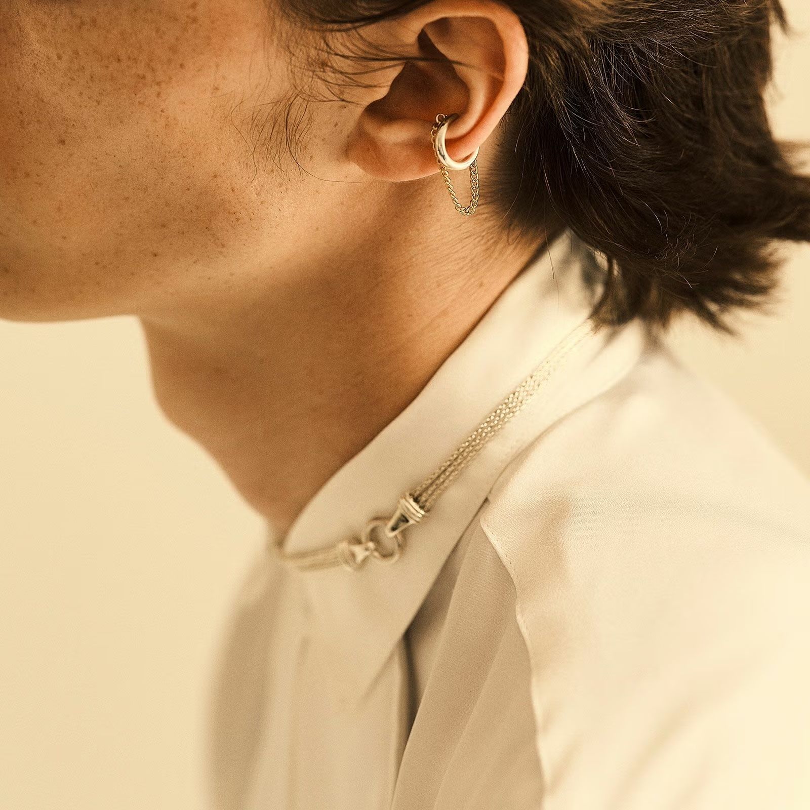 【お取り寄せ注文可能】Circle 3 Chain Necklace