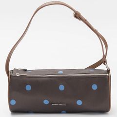 【残り一点】ドットナローダブルジップボストン