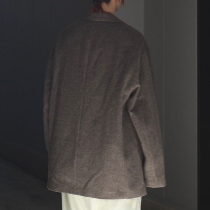 【残り一点】Wool/Cashmere Fleece Single Breasted Jacket
