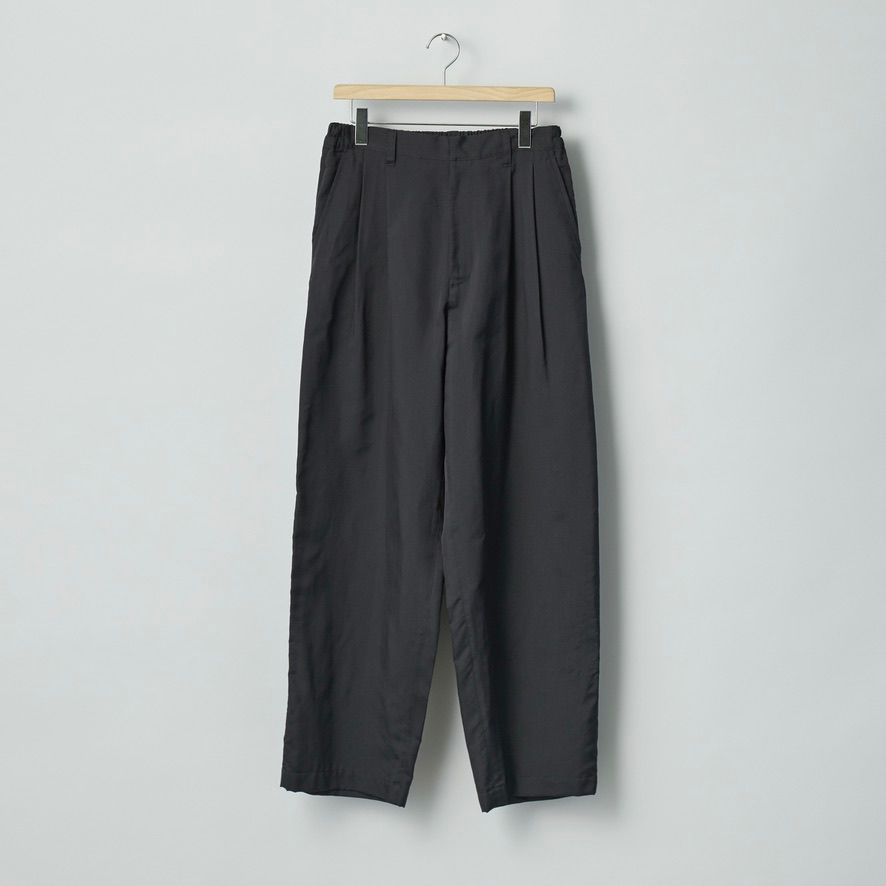 【残りわずか】Silk Cupro Twill Wide Easy Trousers