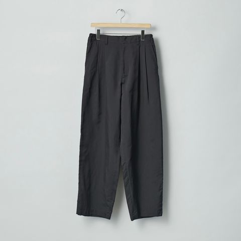 【残りわずか】Silk Cupro Twill Wide Easy Trousers