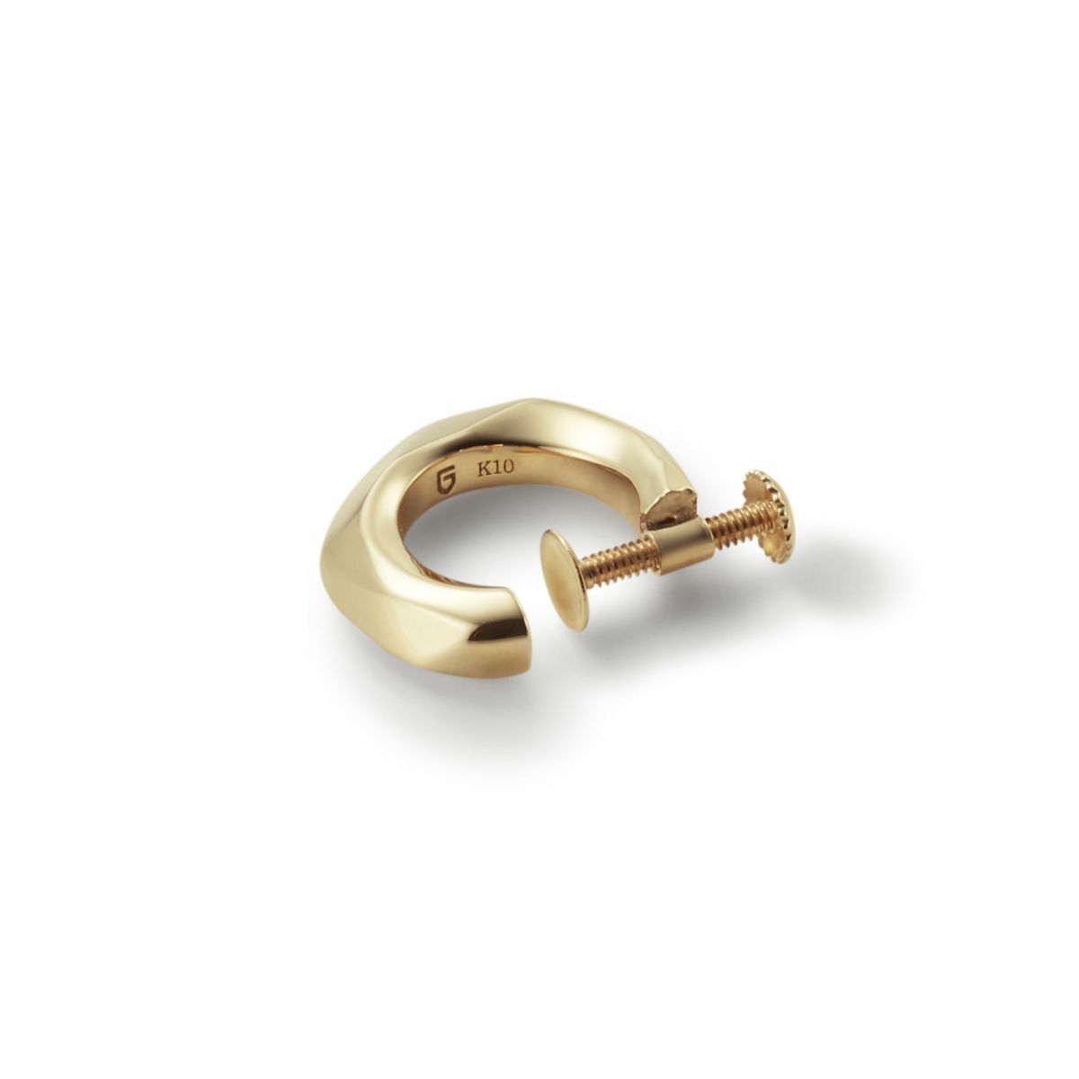 【お取り寄せ注文可能】K10 Crockery Earring(GOLD)