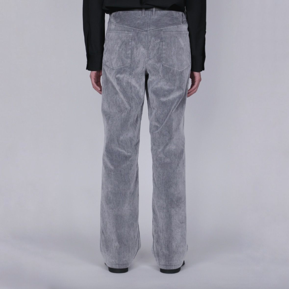 【残り一点】Flocked Denim Wide Tailored Pants