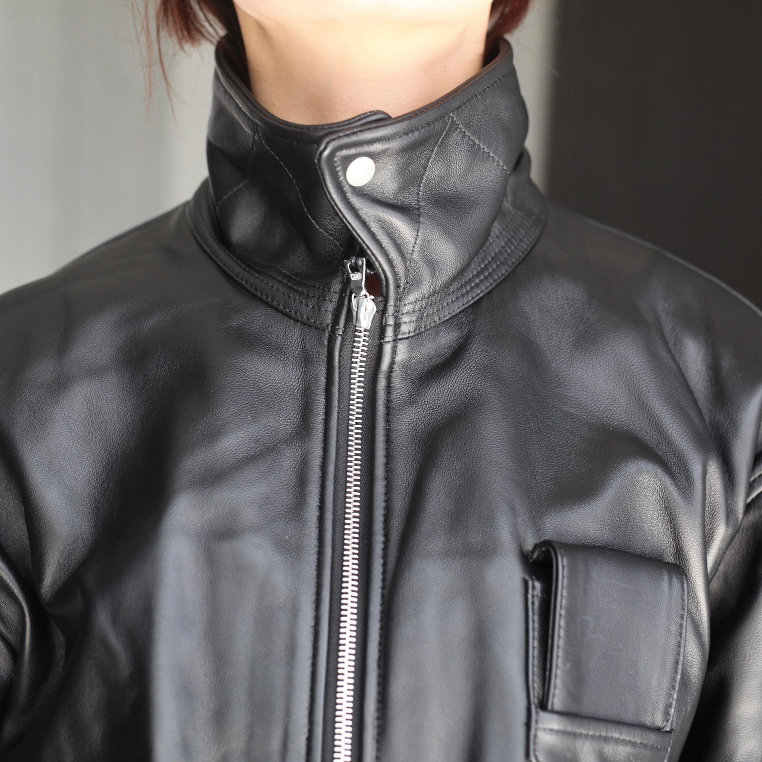 【残りわずか】Sheep Leather Flight Jacket