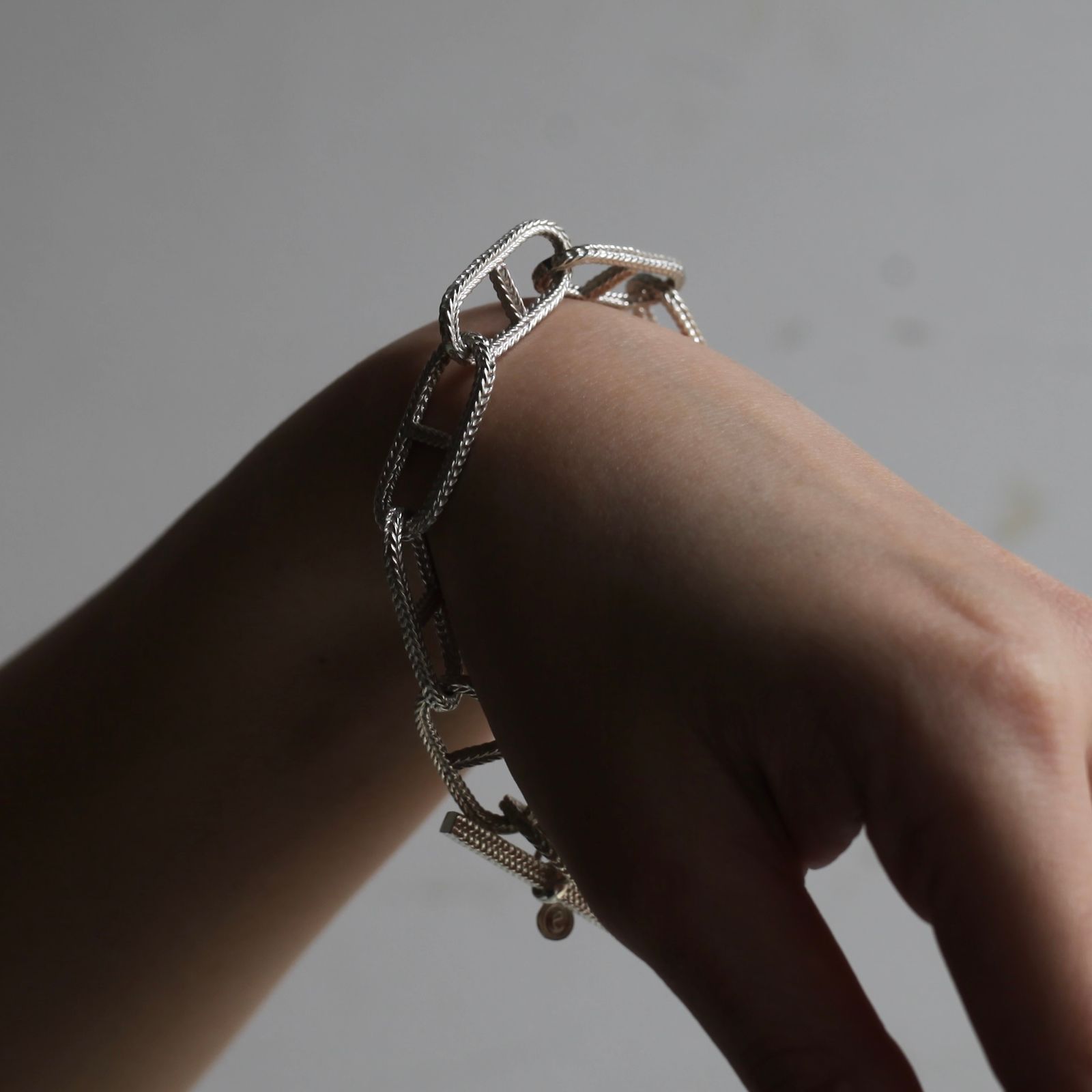 【残り一点】Rope Anchor Chain T-BAR Bracelet LARGE(11mm)