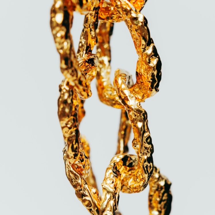 【お取り寄せ注文可能】Melted Chain Bracelet
