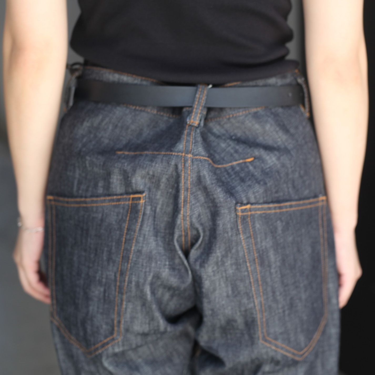 【残りわずか】3D Twisted Wide Leg Jeans