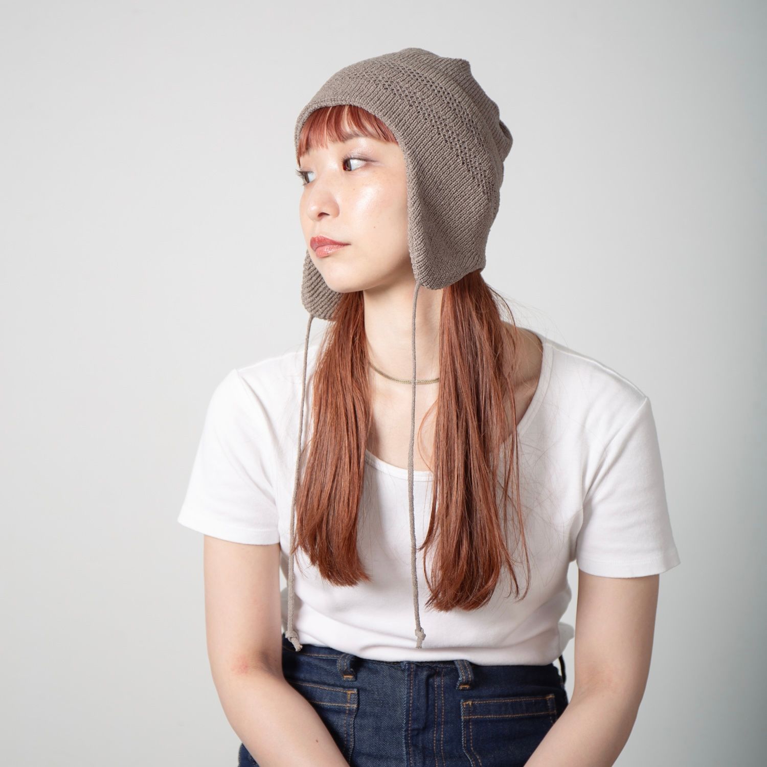 【残り一点】Summer Ear Knit Cap