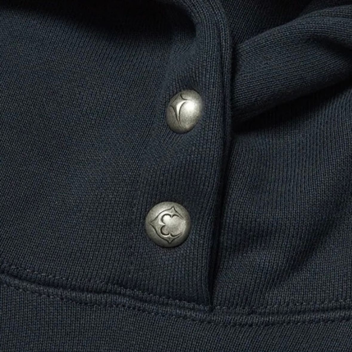 【残り一点】Leather Flame Hoodie