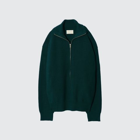 YOKE 哀し 2023 A/W FRONT ZIP CARDIGAN