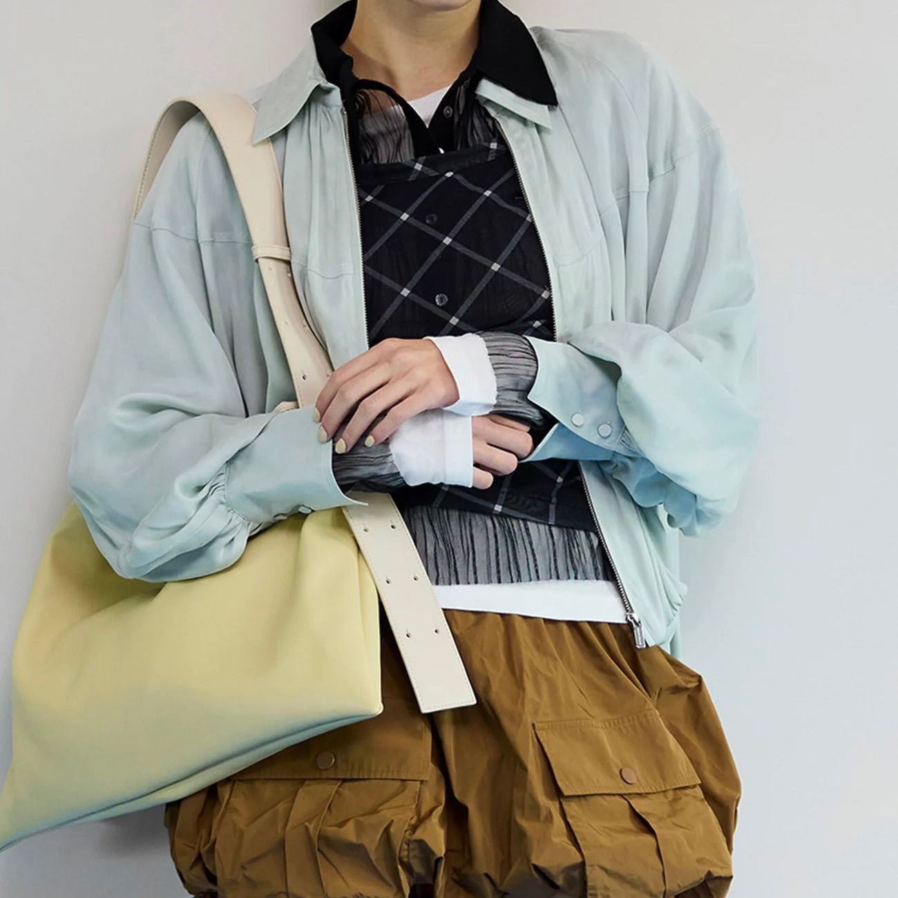 【残り一点】スクエアトートバッグ