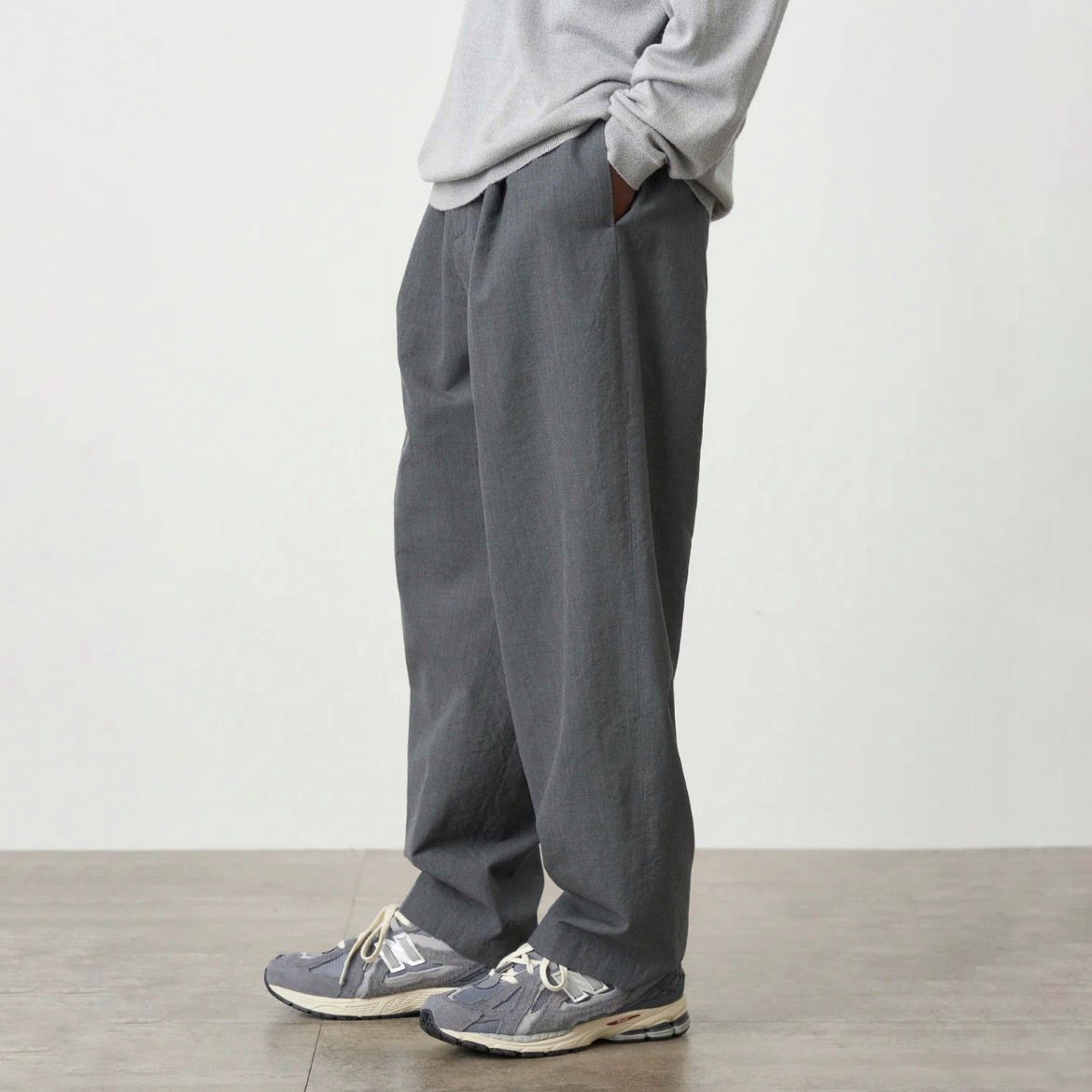 ATON - 【残り一点】Wool Washi Tropical Wide Easy Pants | ACRMTSM ONLINE STORE