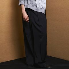 【残り一点】TW Worsted One-tuck Prime-Wide Tapered Slacks