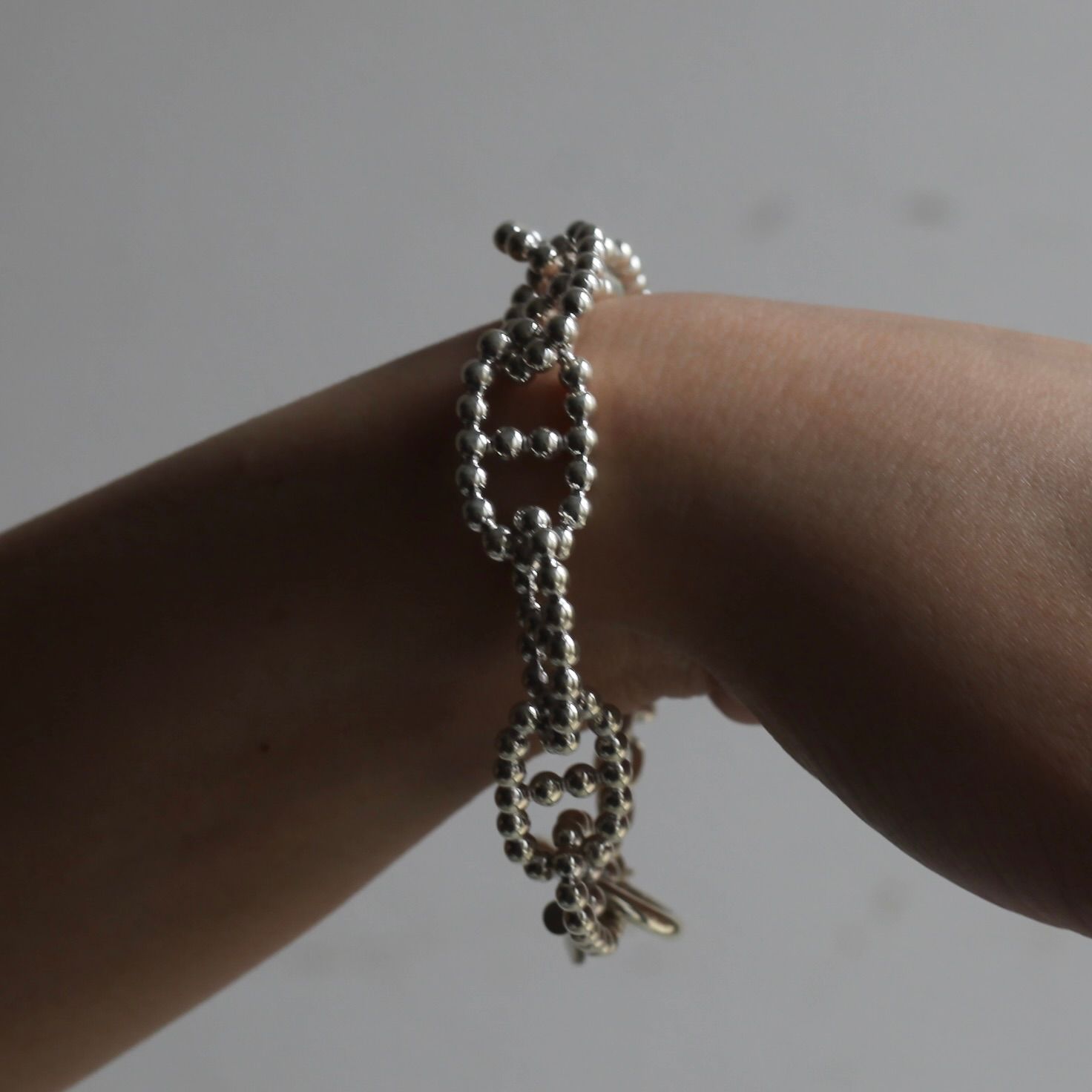 【残り一点】Ball Anchor Chain T-BAR Bracelet LARGE(13mm)
