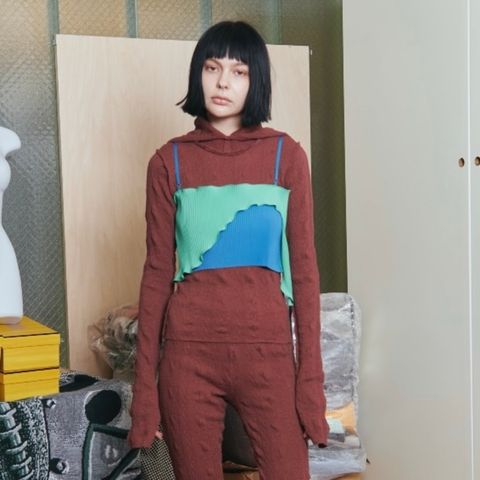 希少 すれ 新品 kotohayokozawa Reversible Boa Coat
