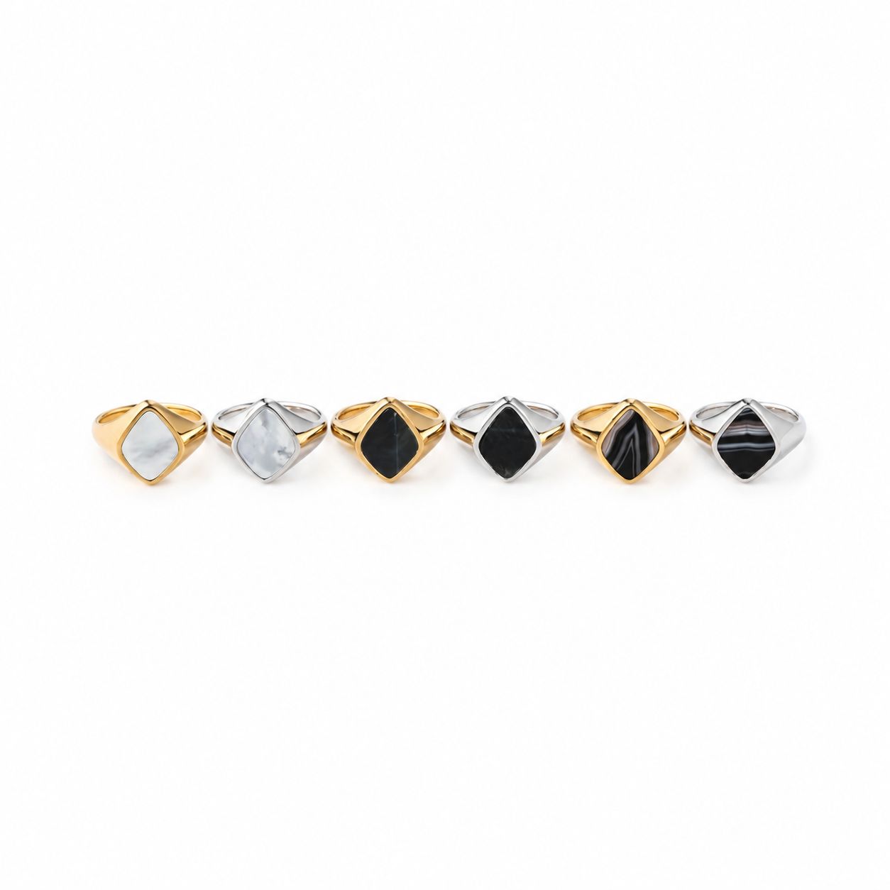 【お取り寄せ注文可能】How Raw Diashape Stone Ring(GOLD)