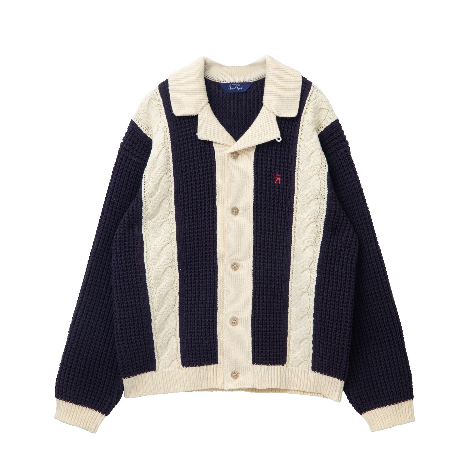 SPECIAL GUEST K.K - 【残りわずか】SG Cable Collar Cardigan