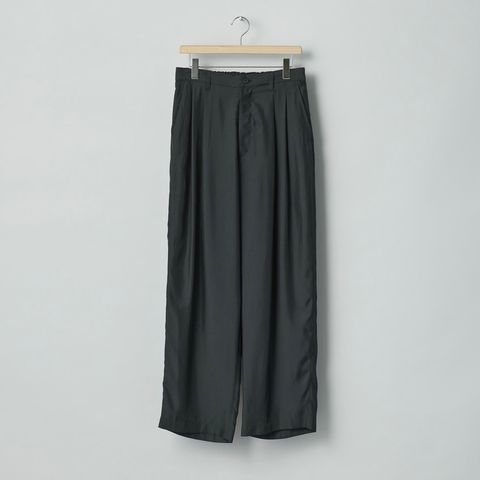 【残りわずか】Cupro Twill Wide Easy Trousers