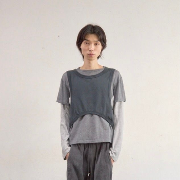 【残り一点】Panelled Multi Layerd T-Shirt