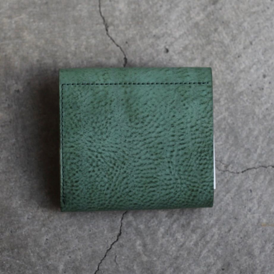【再販売通知受付可能】Clasp Wallet(GREEN)