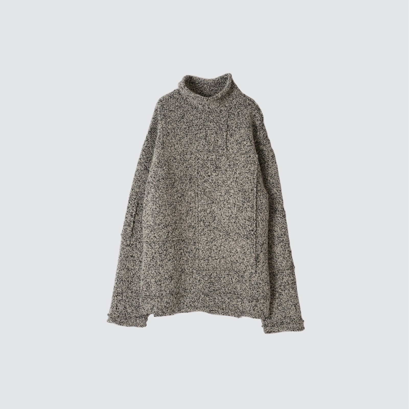 YOKE - 【残りわずか】Cut&Patchwork Highneck Sweater | ACRMTSM