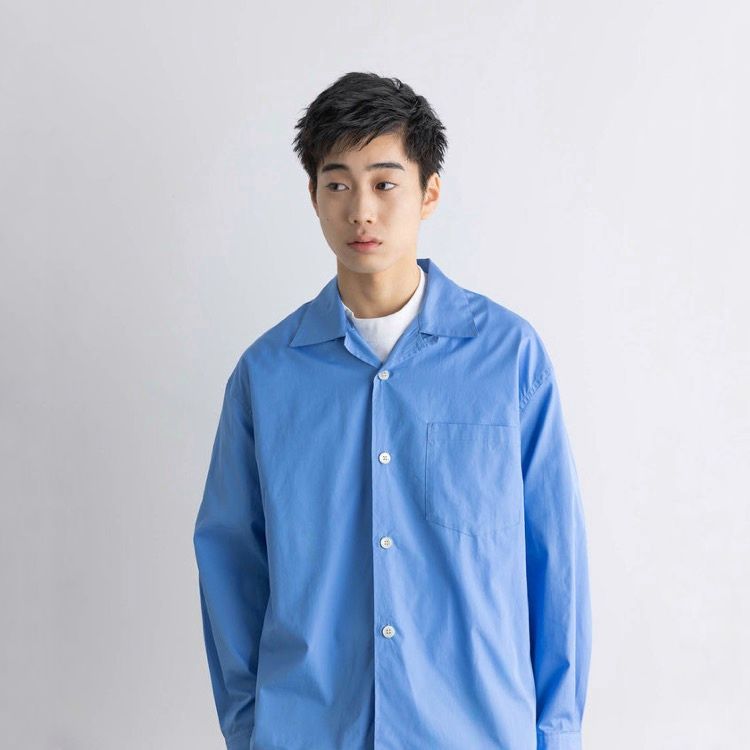 【残り一点】Thomas Mason Open Collar Shirt
