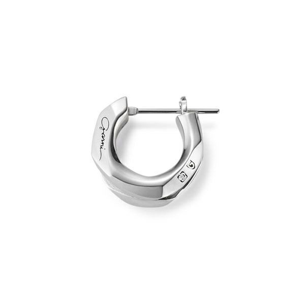 【残り一点】Crockery Double Pierce 左耳用(SILVER)