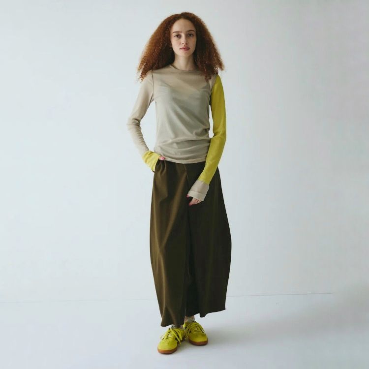 【残り一点】Crew Neck Mesh Inner Tops