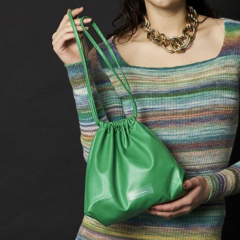 【残り一点】Vegan Leather 2way Purse Small Shoulder Bag