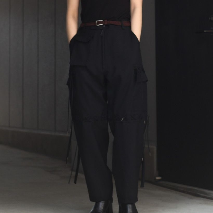 SOSHI OTSUKI NORFOLK BONDAGE TROUSERS-