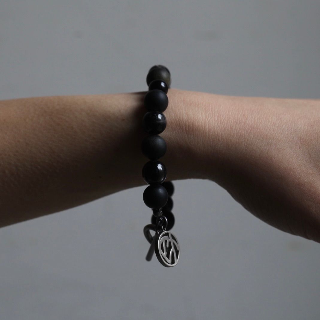 【お取り寄せ注文可能】Juzu Bracelet(BLACK×SILVER)