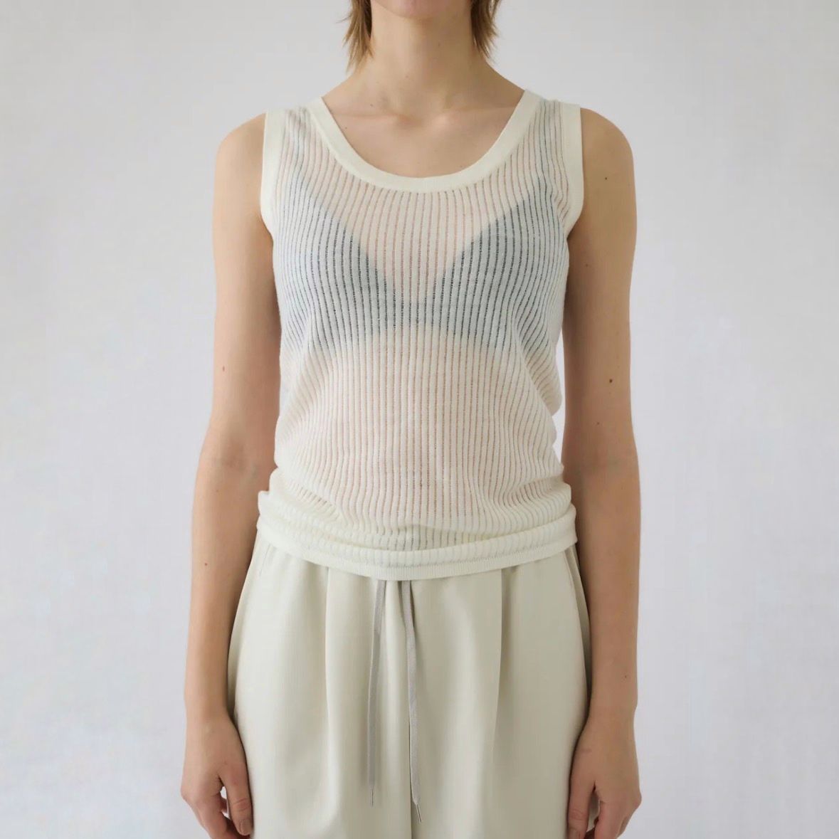 【残り一点】Needle Knit Tank Top