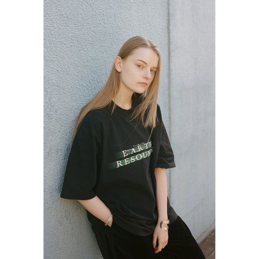 【残り一点】Oversized Garment Dye T-shirt(EARTH)