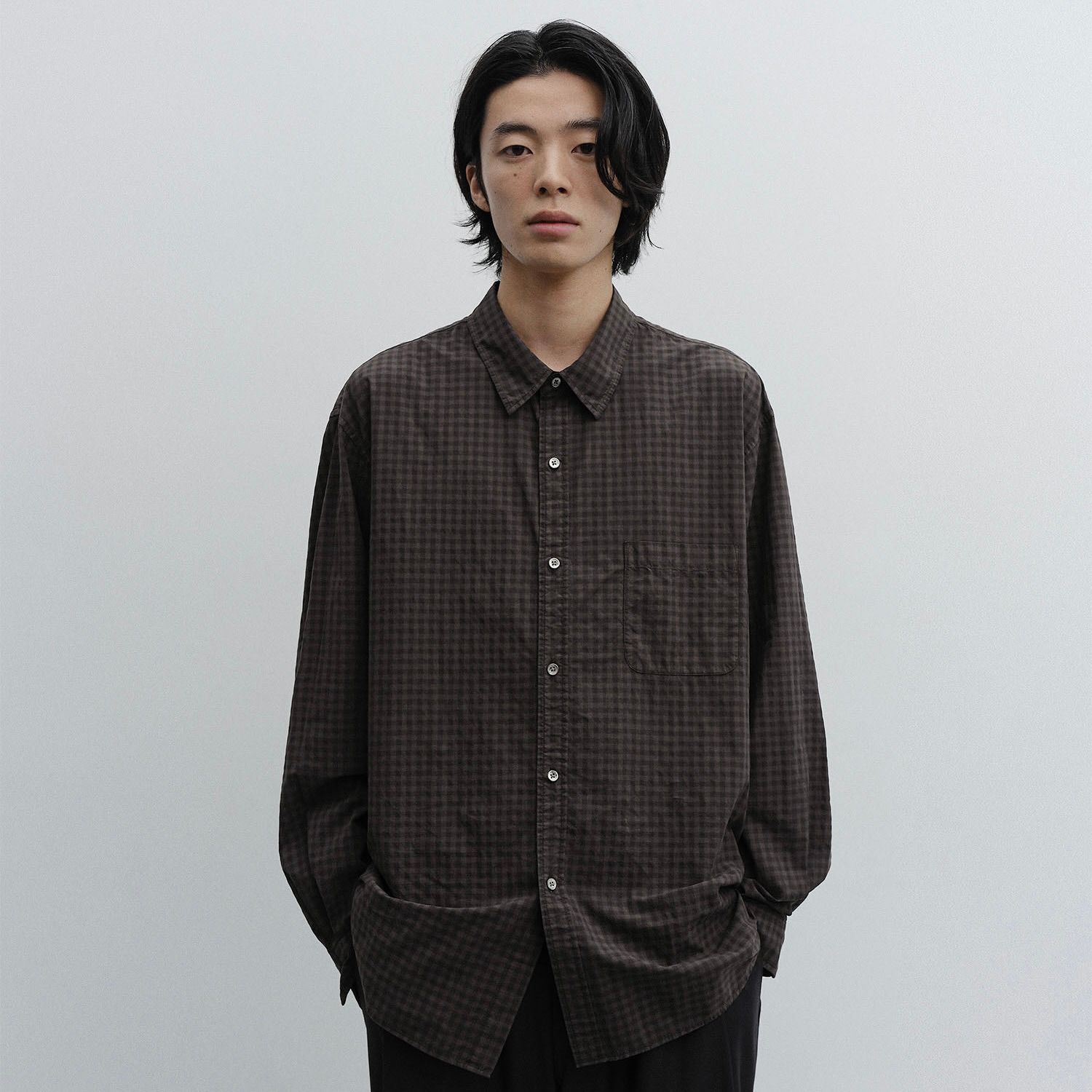 【残り一点】Bold Garment Gingham Check Shirt