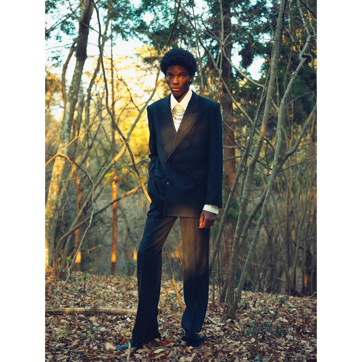 【残り一点】Wool Straight Trousers