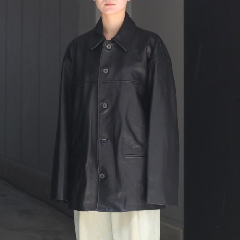 【残りわずか】Lambleather Car Jacket