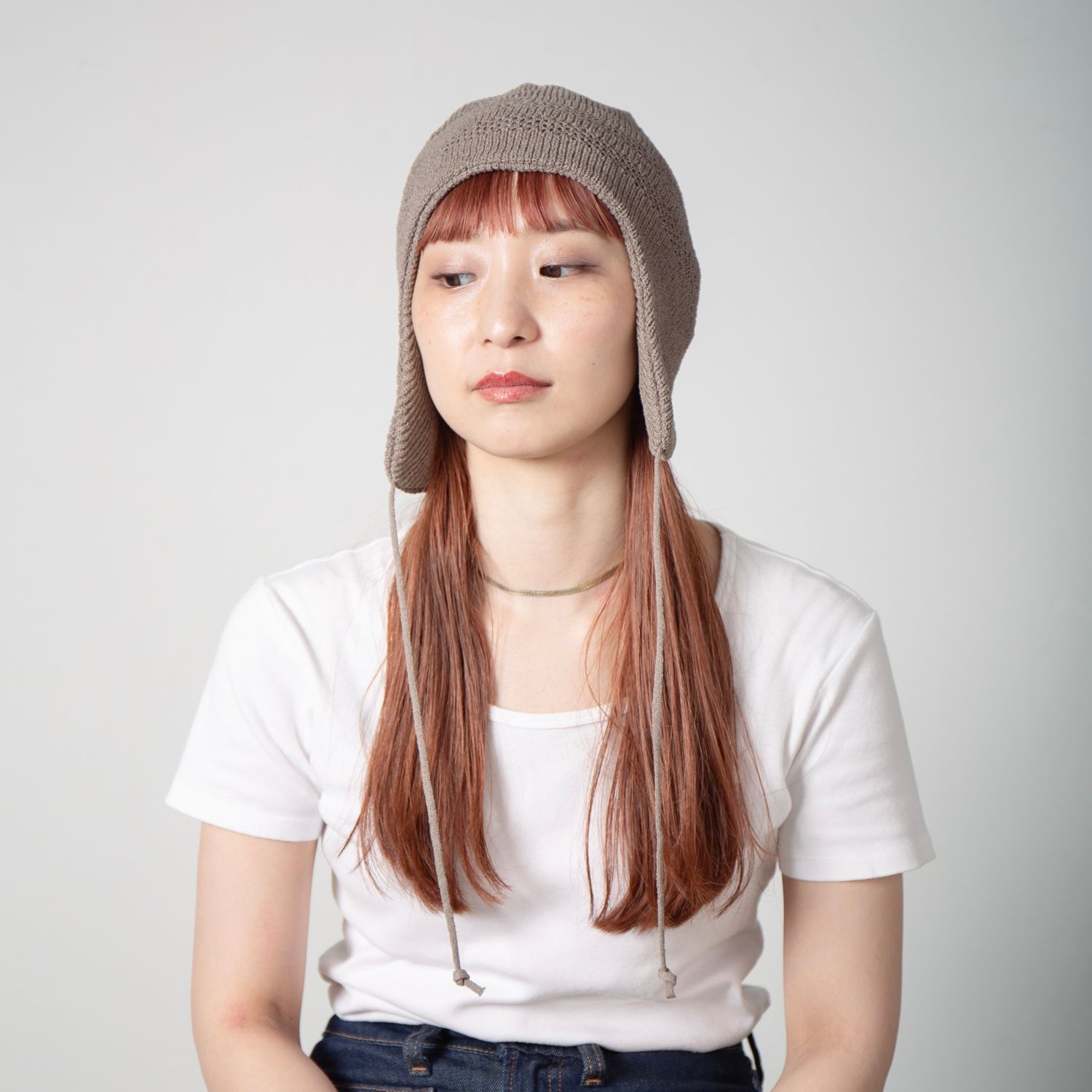 【残り一点】Summer Ear Knit Cap