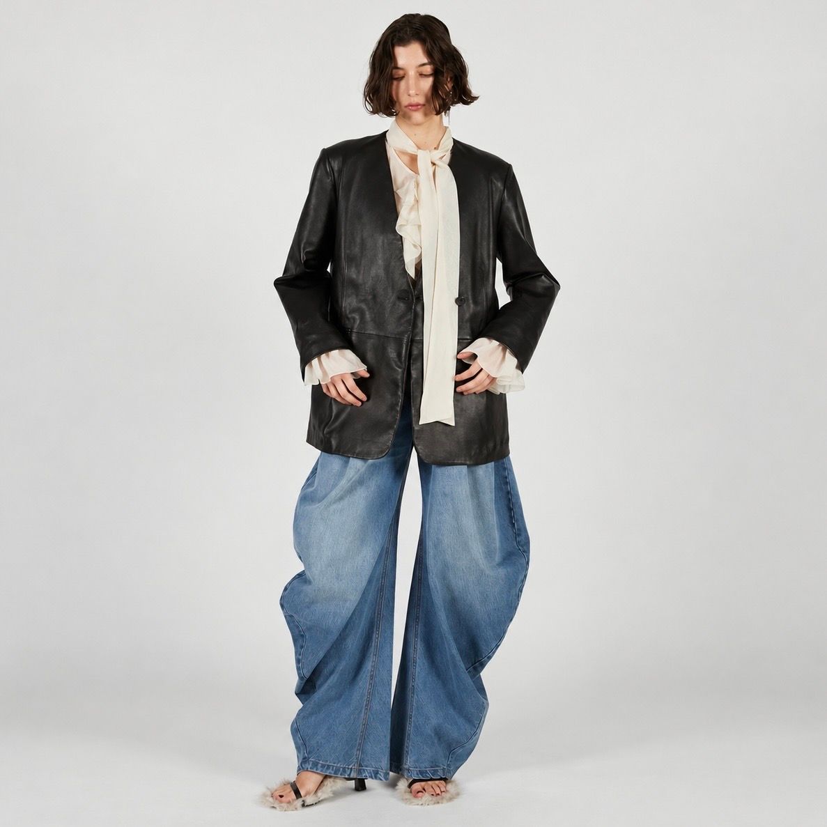 【残り一点】Drape Denim Pants